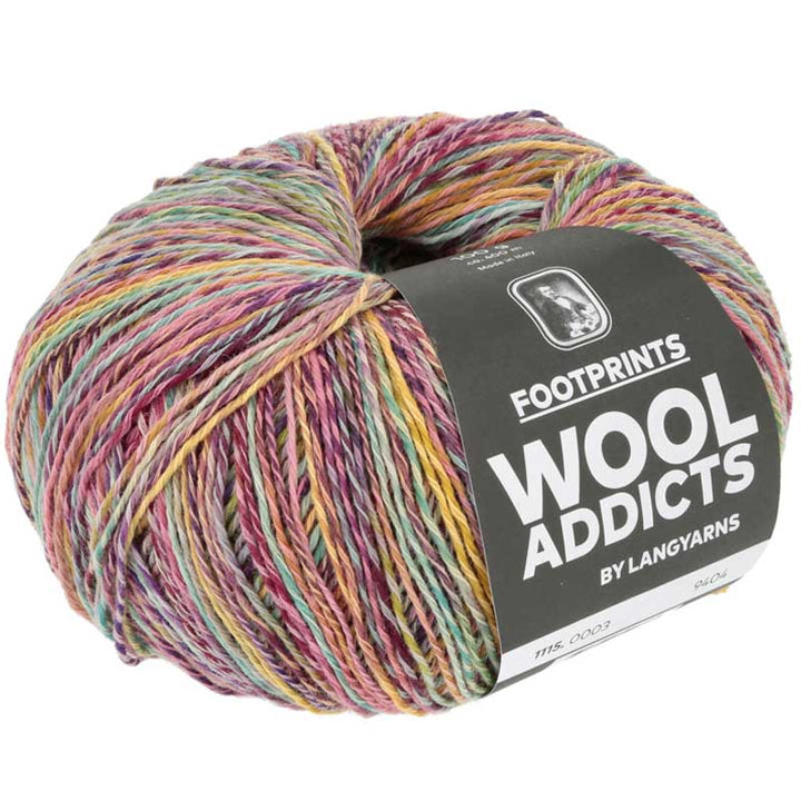 Footprints garn fra Lang Yarns Multicolour