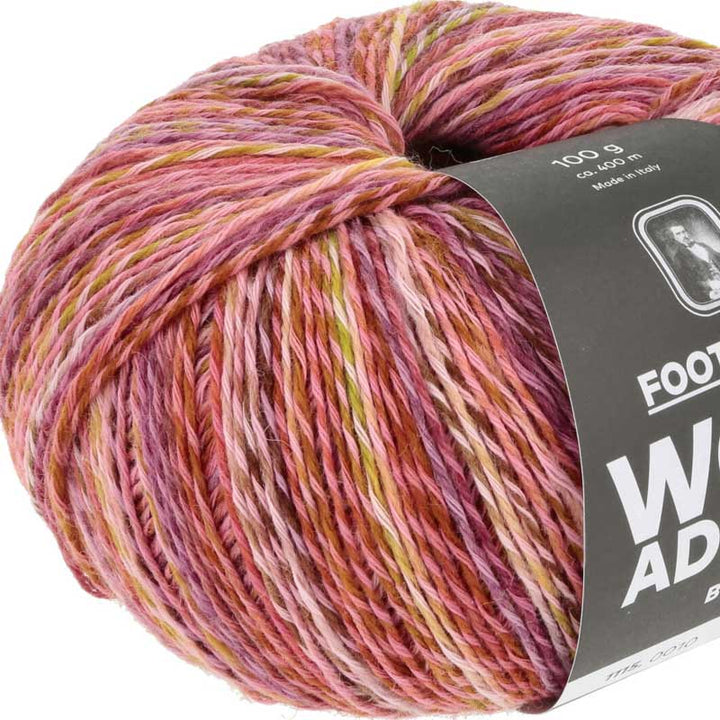 Footprints garn fra Lang Yarns Rosa gul