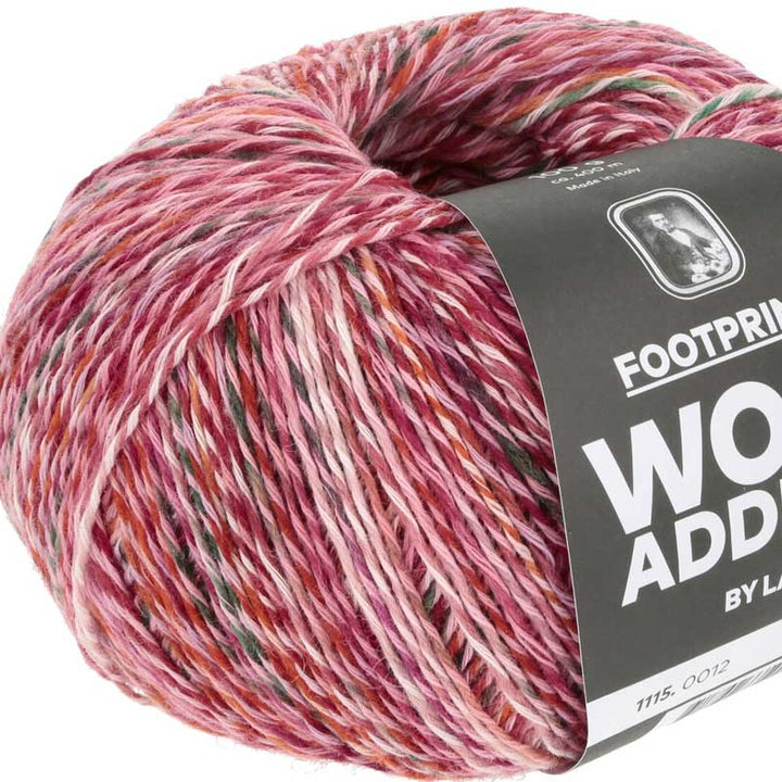 Footprints garn fra Lang Yarns Rosa grøn