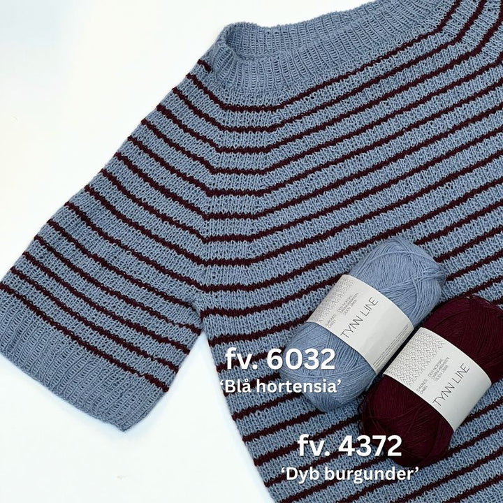 Strikkekit Friday Tee fra PetiteKnit i Tynd Line Garn