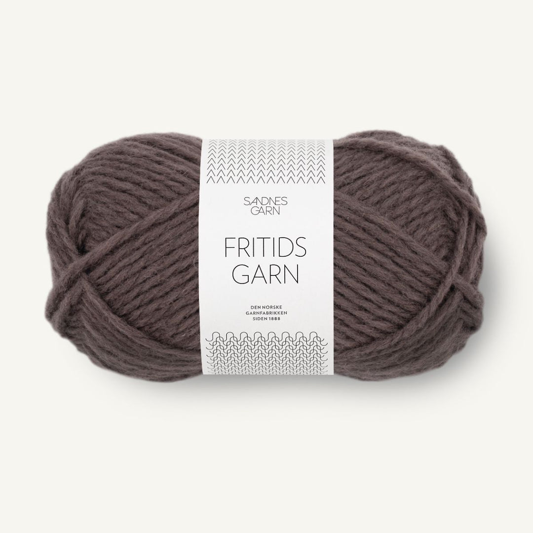 Fritidsgarn fra Sandnes Garn Mørk chokolade