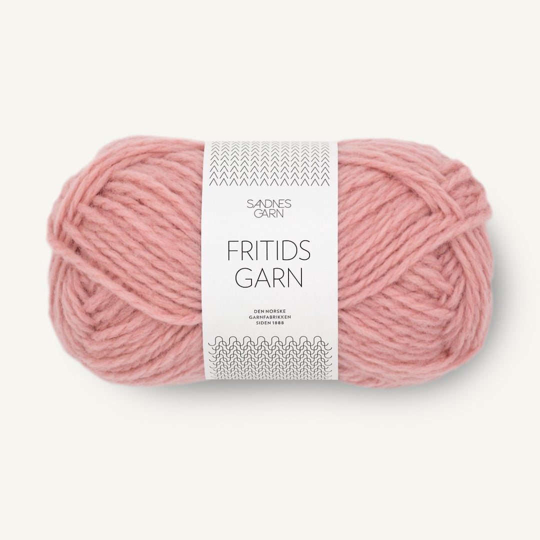 Fritidsgarn fra Sandnes Garn Gammelrosa