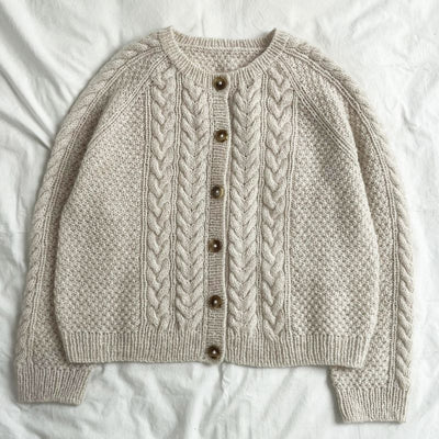 Garnpakke Siri Cardigan fra Le knit i KOS Garn fra Sandnes - KreStoffer
