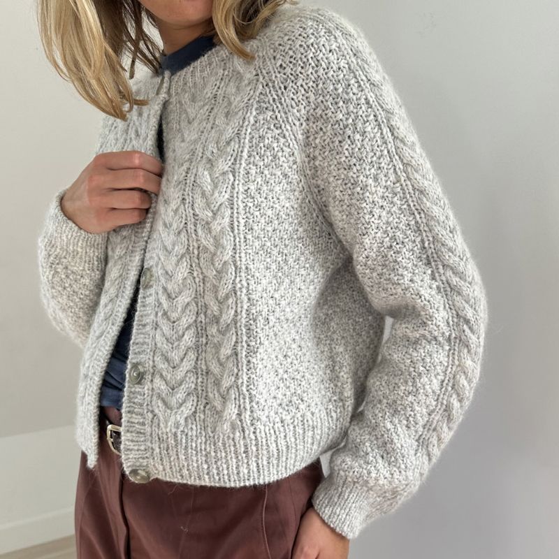 Garnpakke Siri Cardigan fra Le knit i KOS Garn fra Sandnes - KreStoffer