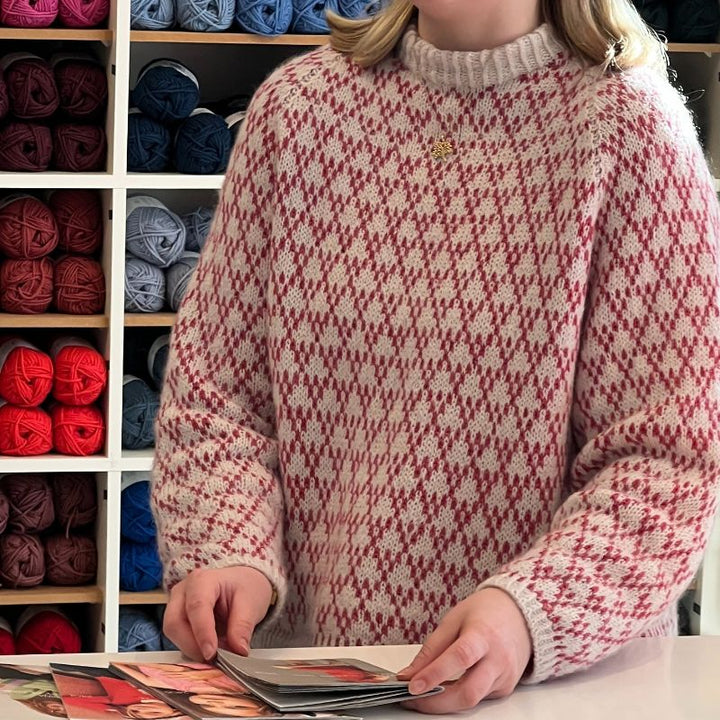Garnpakke Spot Sweater fra Anne Ventzel i vores garnalternativ