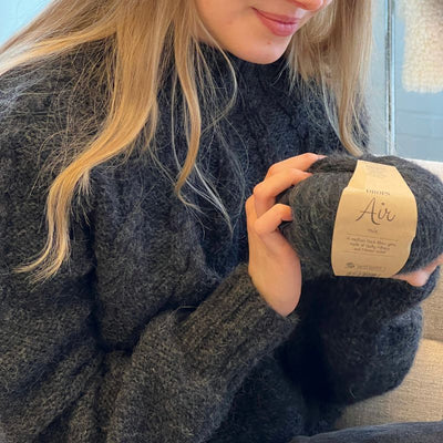 Garnpakke til Børsen Sweater i Air garn fra DROPS - KreStoffer