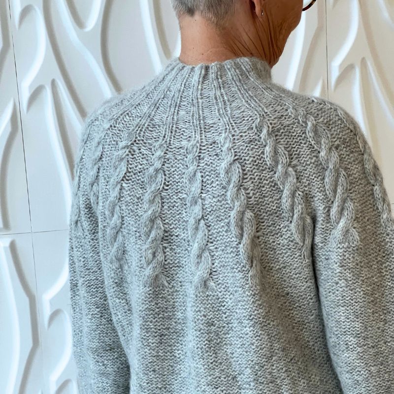 Garnpakke til Børsen Sweater i KOS garn fra Sandnes Garn - KreStoffer