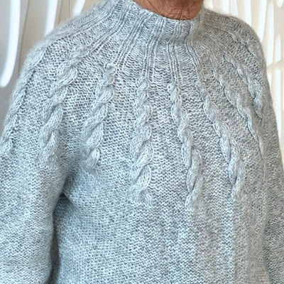 Garnpakke til Børsen Sweater i KOS garn fra Sandnes Garn - KreStoffer