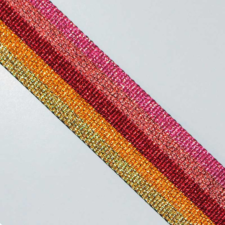 Gjordbånd 36mm med lurex striber
