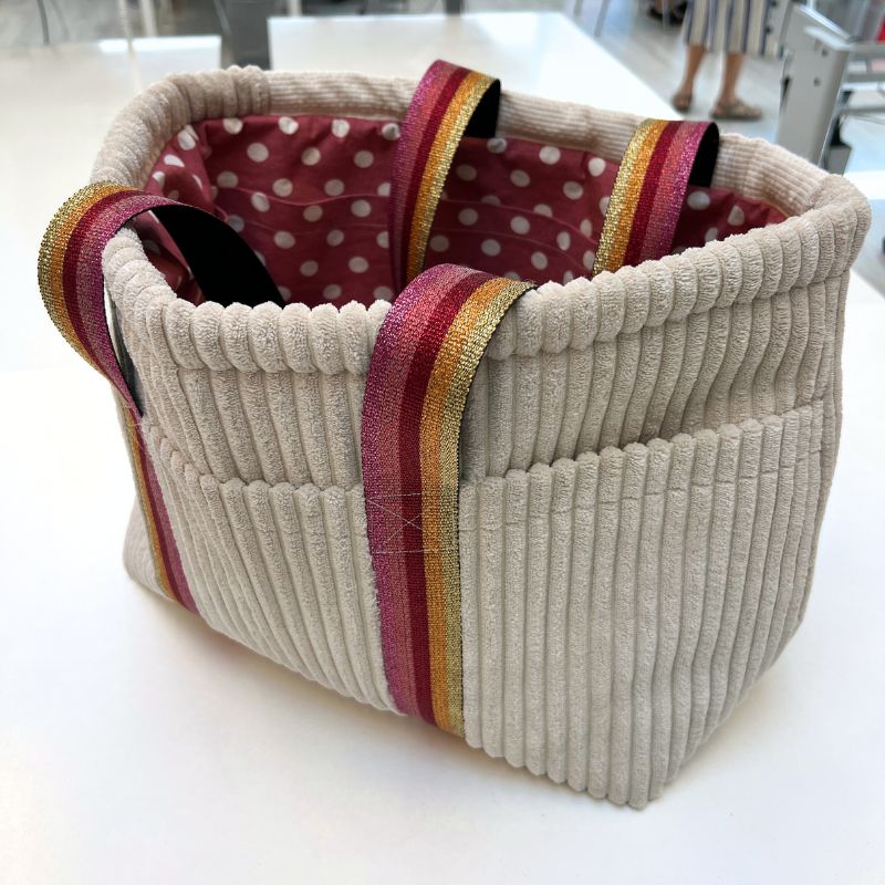 Gjordbånd 36mm med lurex striber - KreStoffer