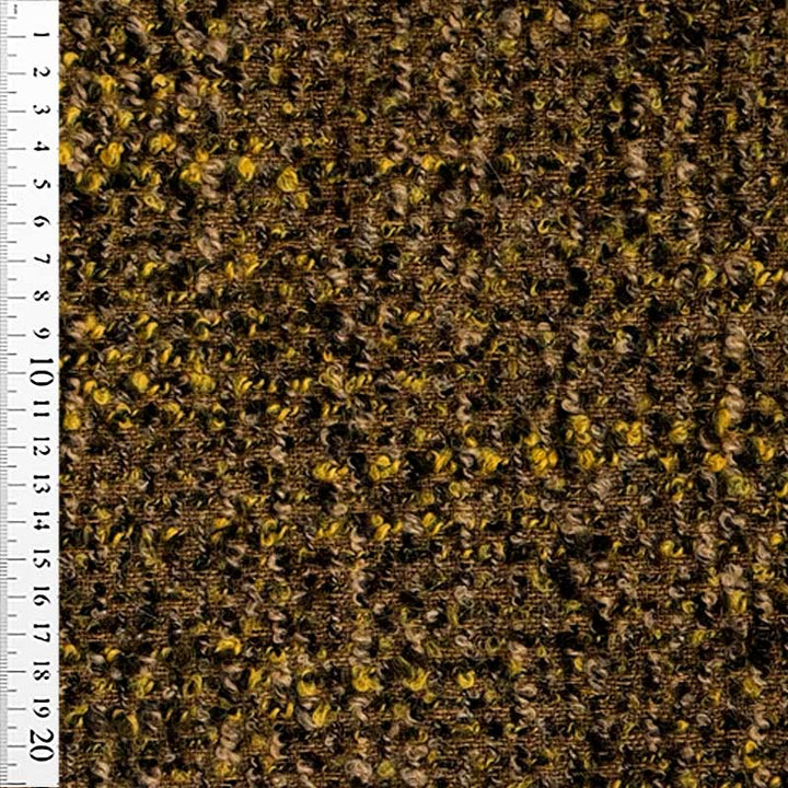 Groftvævet boucle med gnistre