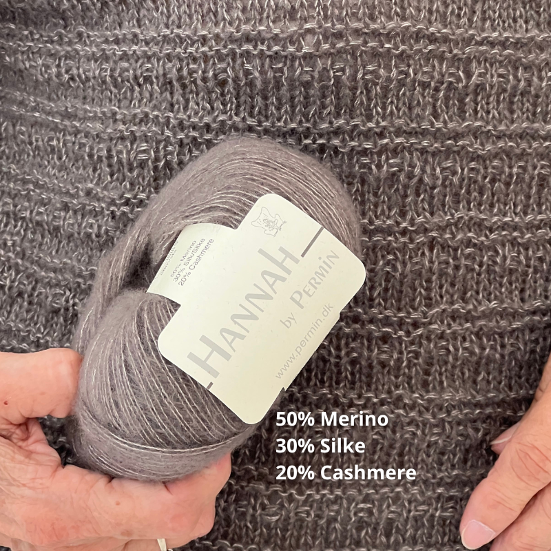 Strikkekit Hannah T-shirt fra Permin