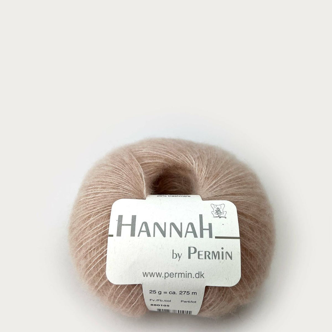 Hannah garn fra Permin Laksefarvet