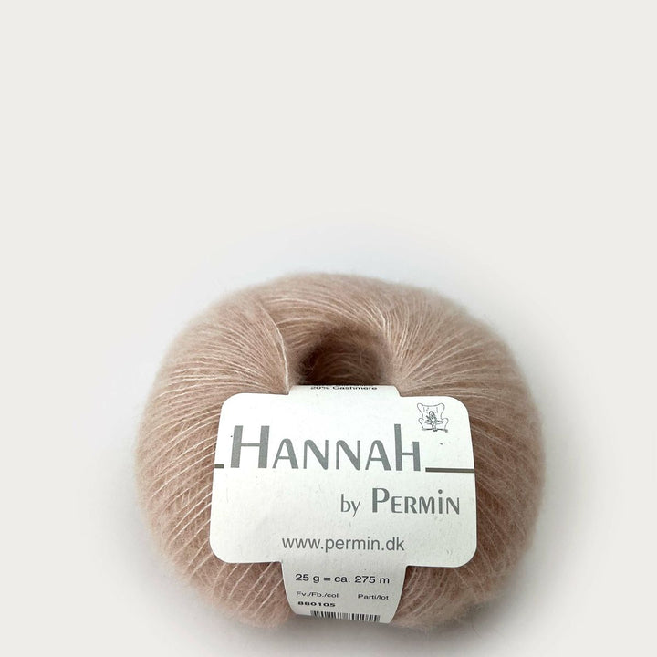 Hannah garn fra Permin Laksefarvet