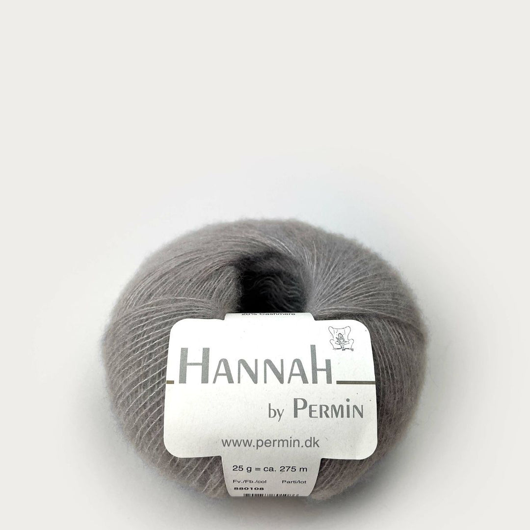 Hannah garn fra Permin Grå