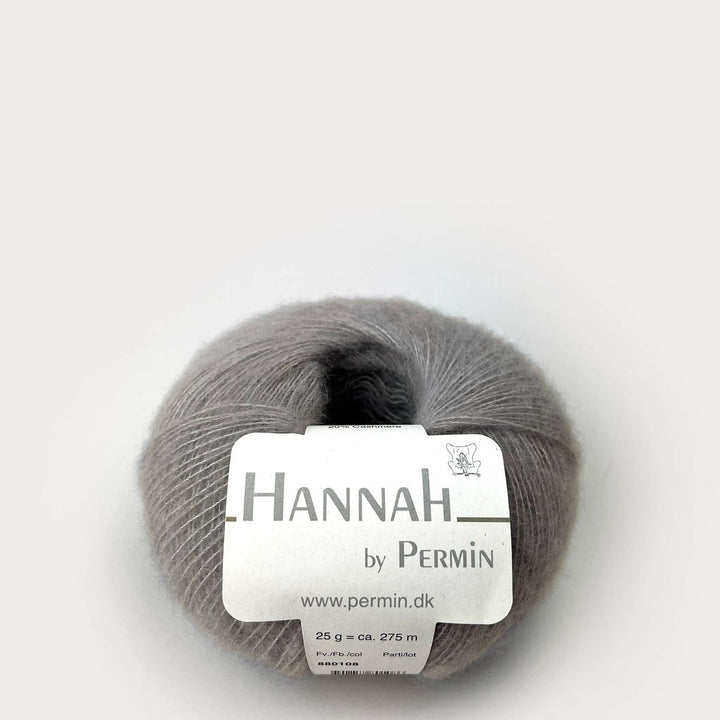Hannah garn fra Permin Grå