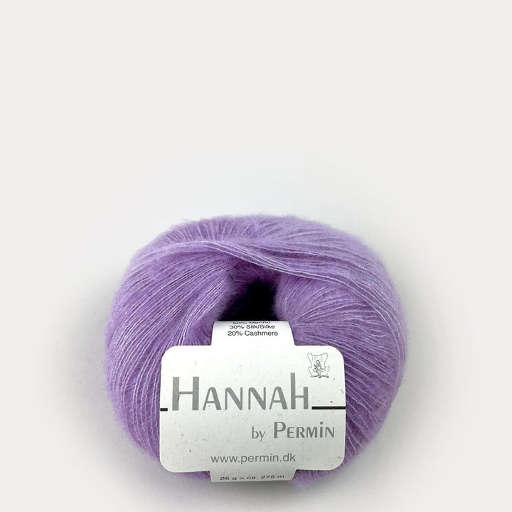 Hannah garn fra Permin Violet
