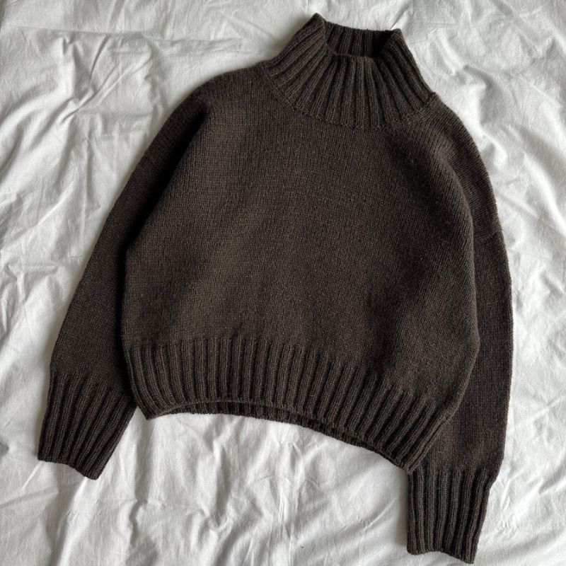 Hannah Sweater O-Neck fra PetiteKnit (Opskrift i fysisk papirudgave)
