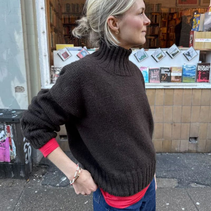 Hannah Sweater O-Neck fra PetiteKnit (Opskrift i fysisk papirudgave)
