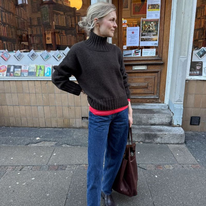 Hannah Sweater O-Neck fra PetiteKnit (Opskrift i fysisk papirudgave)