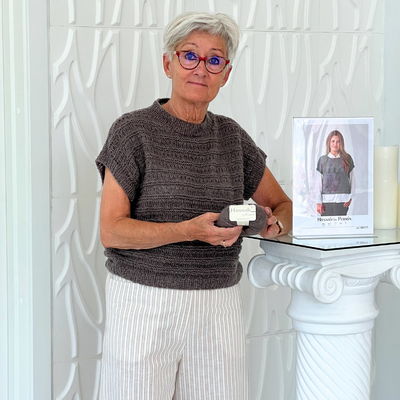 Strikkekit Hannah T-shirt fra Permin