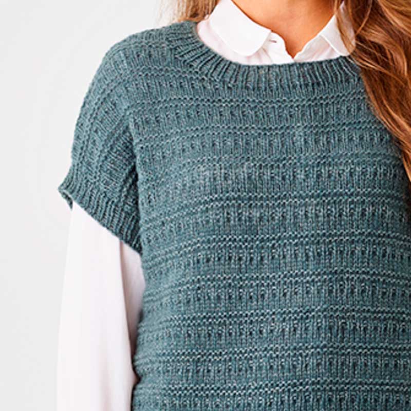 Strikkekit Hannah T-shirt fra Permin