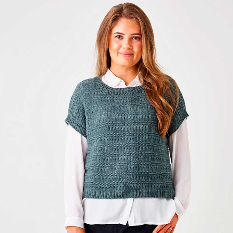 Strikkekit Hannah T-shirt fra Permin