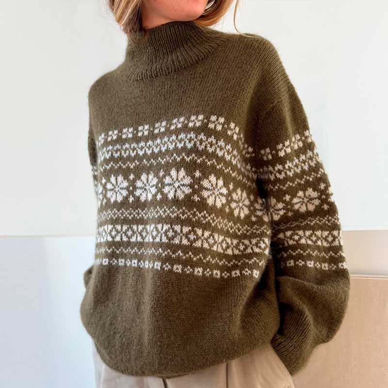 Harriet sweater fra Le Knit (Opskrift i fysisk papirudgave)