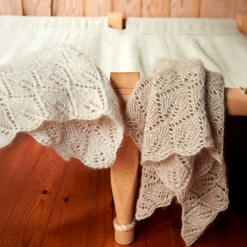 Hoja scarf fra Le Knit (Opskrift i fysisk papirudgave)