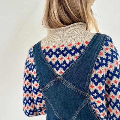 Strikkekit Inge Sweater fra Le knit i Peer Gynt