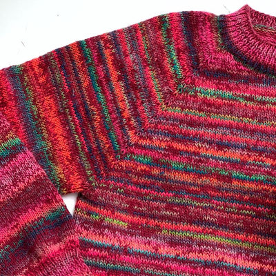 Strikkekit Ingen Dikkedarer sweater i Sunday & Mille Colori