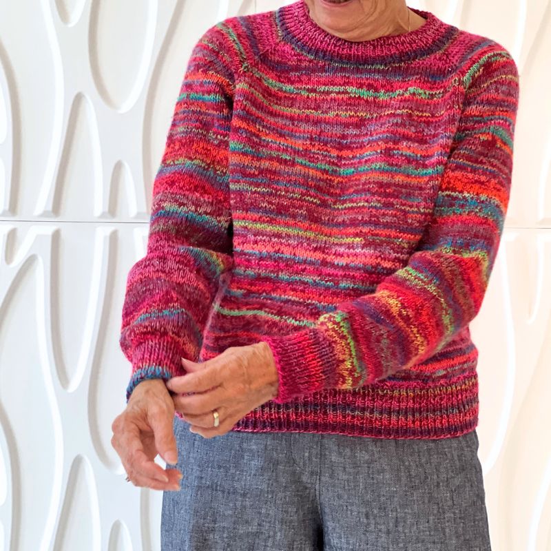 Strikkekit Ingen Dikkedarer sweater i Sunday & Mille Colori