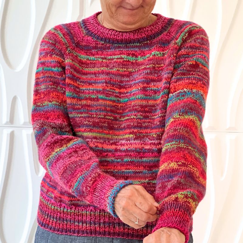 Strikkekit Ingen Dikkedarer sweater i Sunday & Mille Colori