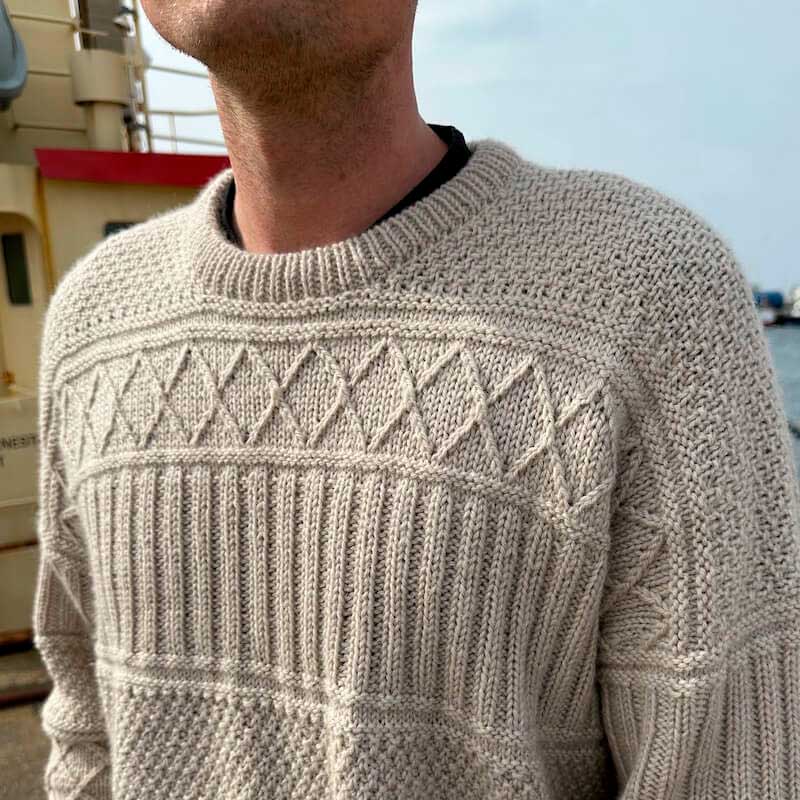 Ingrid Sweater Man fra PetiteKnit (Opskrift i fysisk papirudgave)