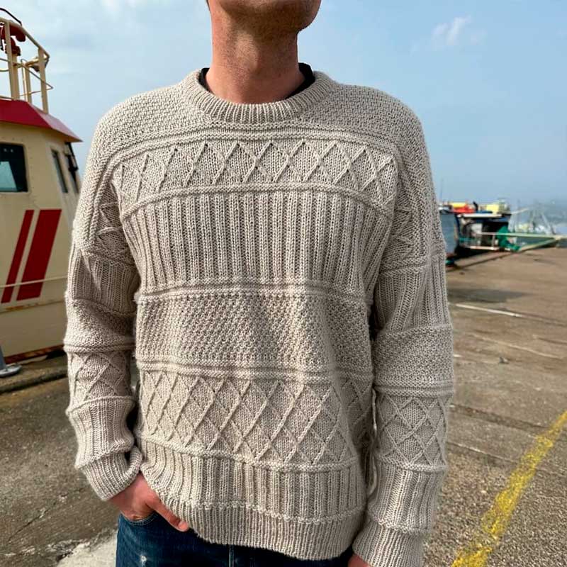 Ingrid Sweater Man fra PetiteKnit (Opskrift i fysisk papirudgave)