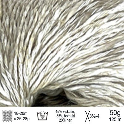Iris garn fra Permin Barely beige