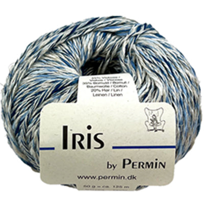 Iris garn fra Permin Blå toner