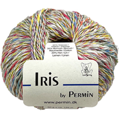 Iris garn fra Permin Multi pastel