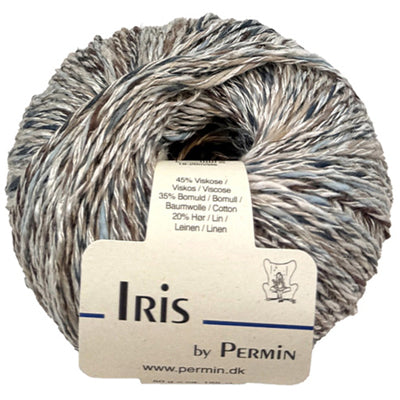 Iris garn fra Permin Blå beige