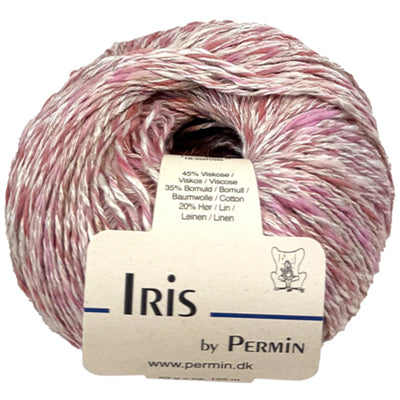 Iris garn fra Permin Rosa nuancer