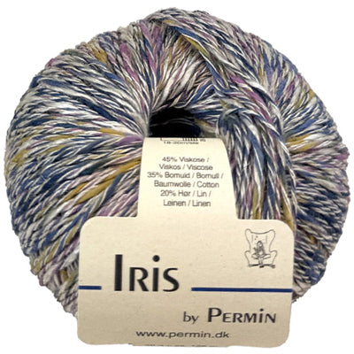Iris garn fra Permin Blå pink