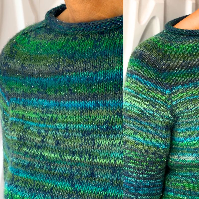 Strikkekit Ivy Blouse fra PetiteKnit i Sunday og Mille Colori