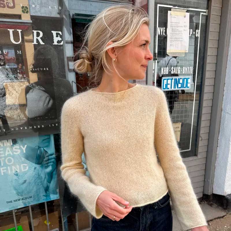 Ivy Blouse fra PetiteKnit (Opskrift i fysisk papirudgave)