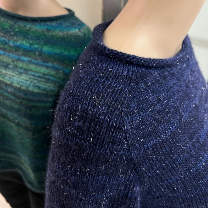 Strikkekit Ivy Blouse fra PetiteKnit i Sunday og Mille Colori