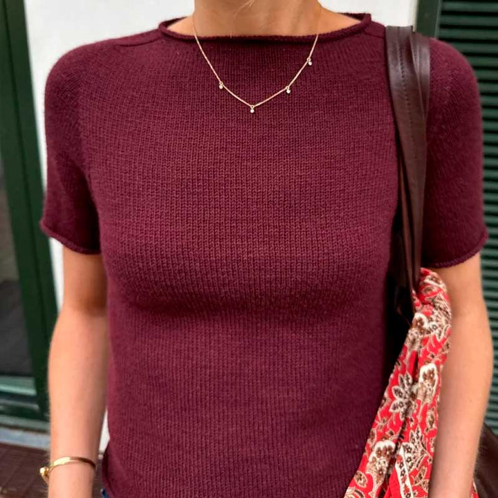 Strikkekit Ivy Tee fra PetiteKnit i Tynd Line garn