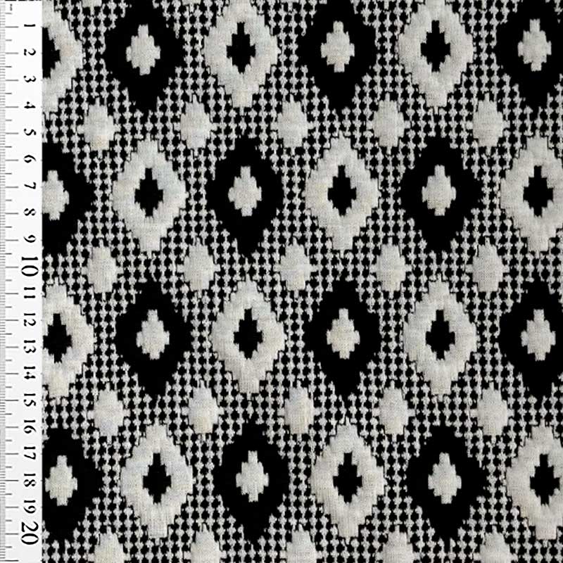 Jacquard med felter - KreStoffer