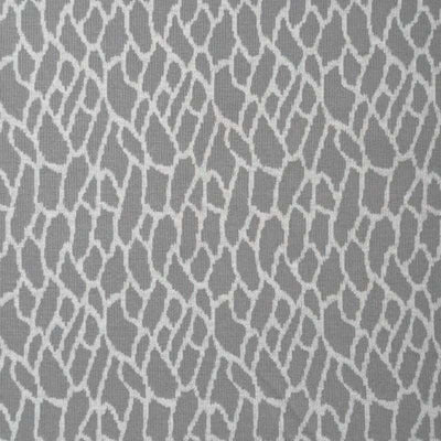 Jacquard strik med dyreprint, grå - KreStoffer