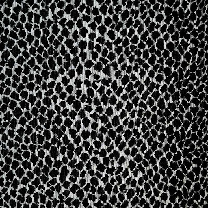 Jacquard strik med dyreprint sort