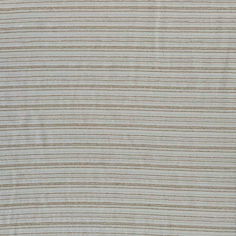Jersey med lurex striber i guld - KreStoffer