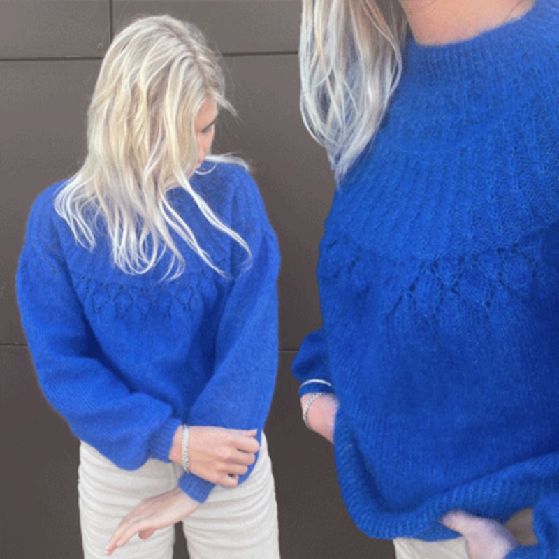 Jules Genser 2202-14 i Tynd Silk Mohair fra Sandnes Garn